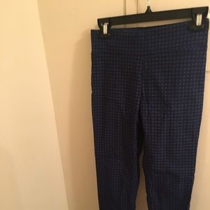 Dress Pants Blue & Black Checkered